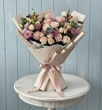 Букет цветов из:  Розы и Лизиантусы в Ардатове Республики Мордовия