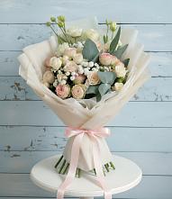 Букет цветов из:  Розы и Лизиантусы #REPLACE_PRED# Ардатове Республики Мордовия