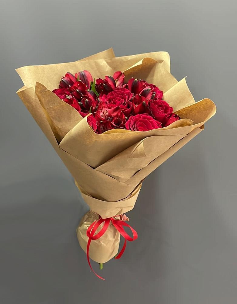 Букет цветов из: Альстромерии и Розы в Ардатове Республики Мордовия