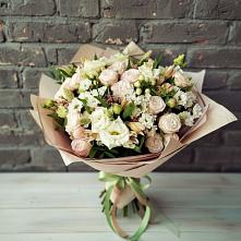 Букет цветов из:  Альстромерии, Розы и Хризантемы в Ардатове Республики Мордовия