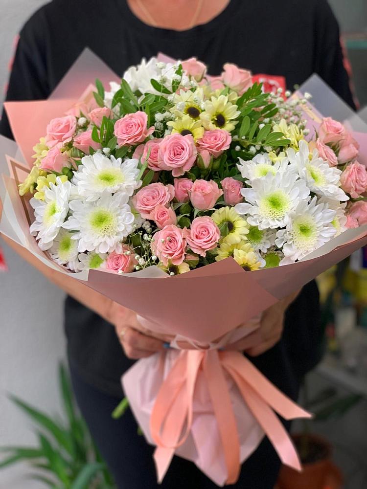 Букет цветов из: Розы и Хризантемы в Ардатове Республики Мордовия