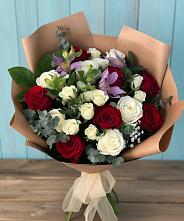Букет цветов из:  Розы и Альстромерии в Ардатове Республики Мордовия
