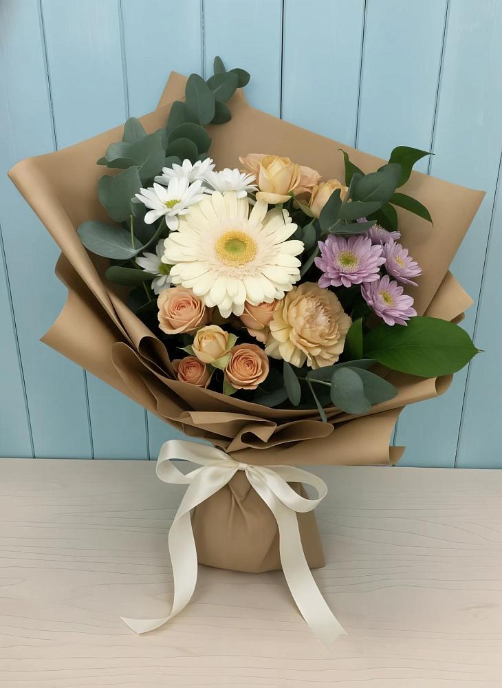 Букет цветов из: Герберы и Хризантемы в Ардатове Республики Мордовия