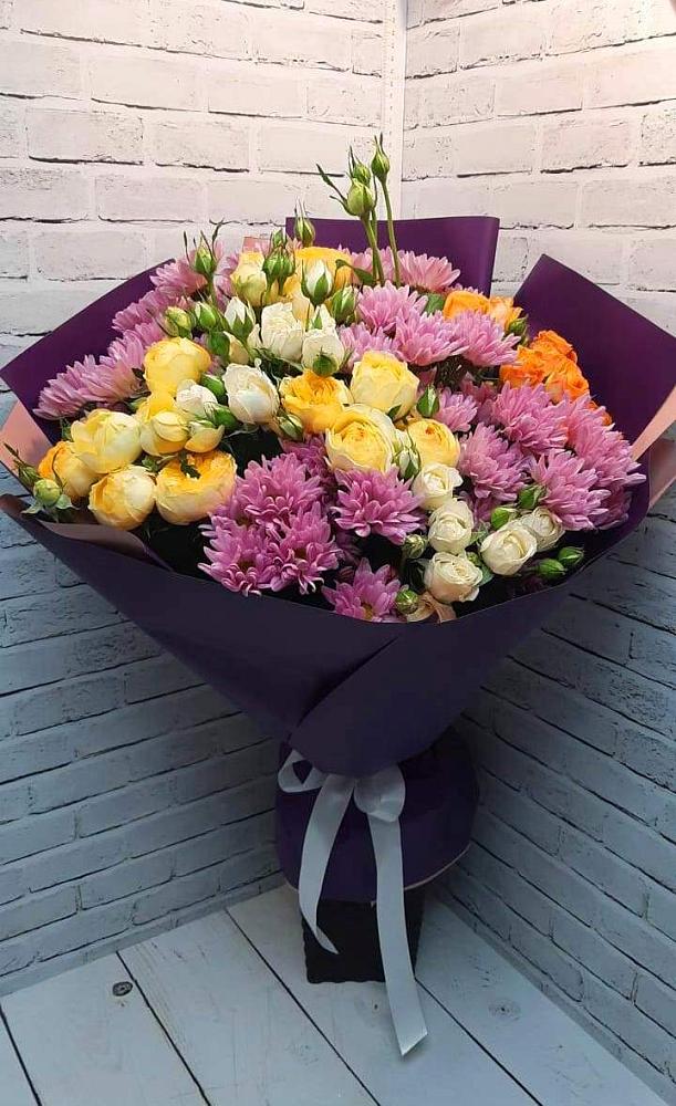 Букет цветов из: Хризантемы и Розы в Ардатове Республики Мордовия