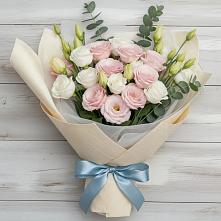 Букет цветов из:  Лизиантусы #REPLACE_PRED# Ардатове Республики Мордовия