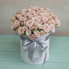 Цветочная композиция из Розы в шляпной коробке в Ардатове Республики Мордовия