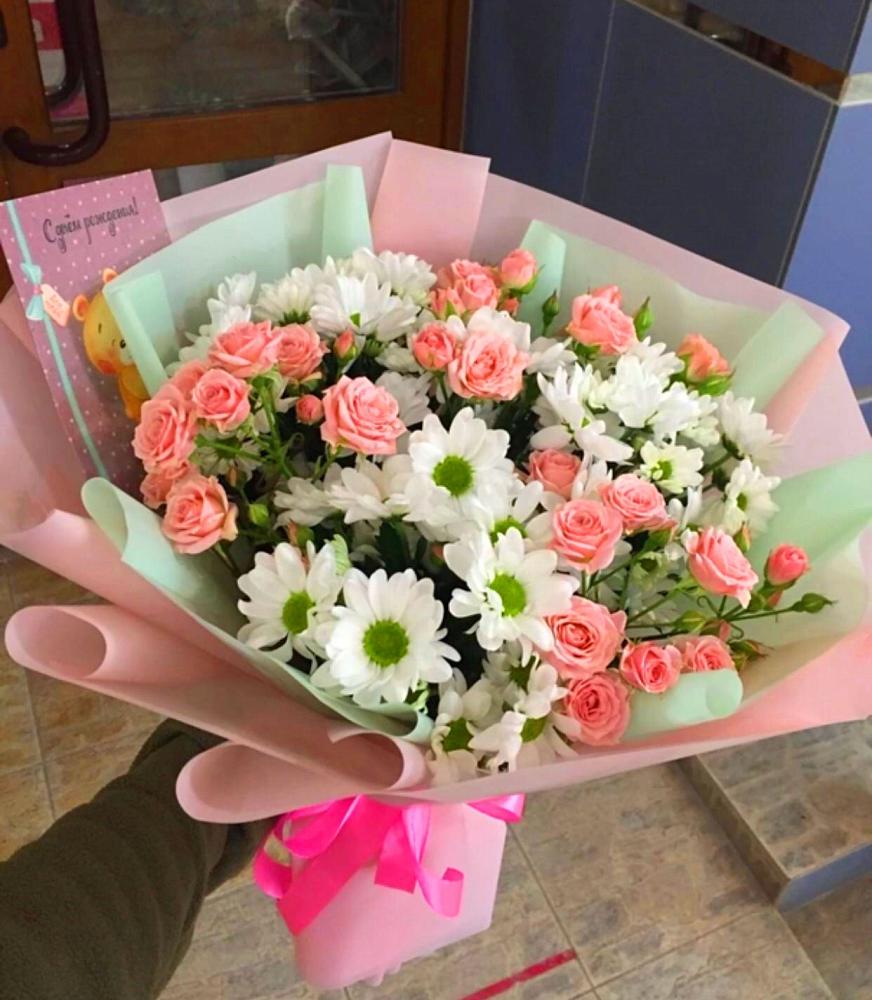 Букет цветов из: Розы и Хризантемы в Ардатове Республики Мордовия