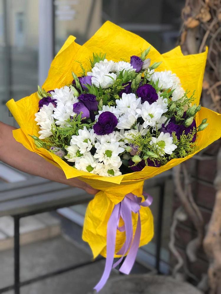Букет цветов из: Ирисы, Хризантемы и Ромашки в Ардатове Республики Мордовия
