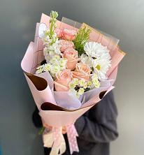 Букет цветов из:  Хризантемы и Розы в Ардатове Республики Мордовия