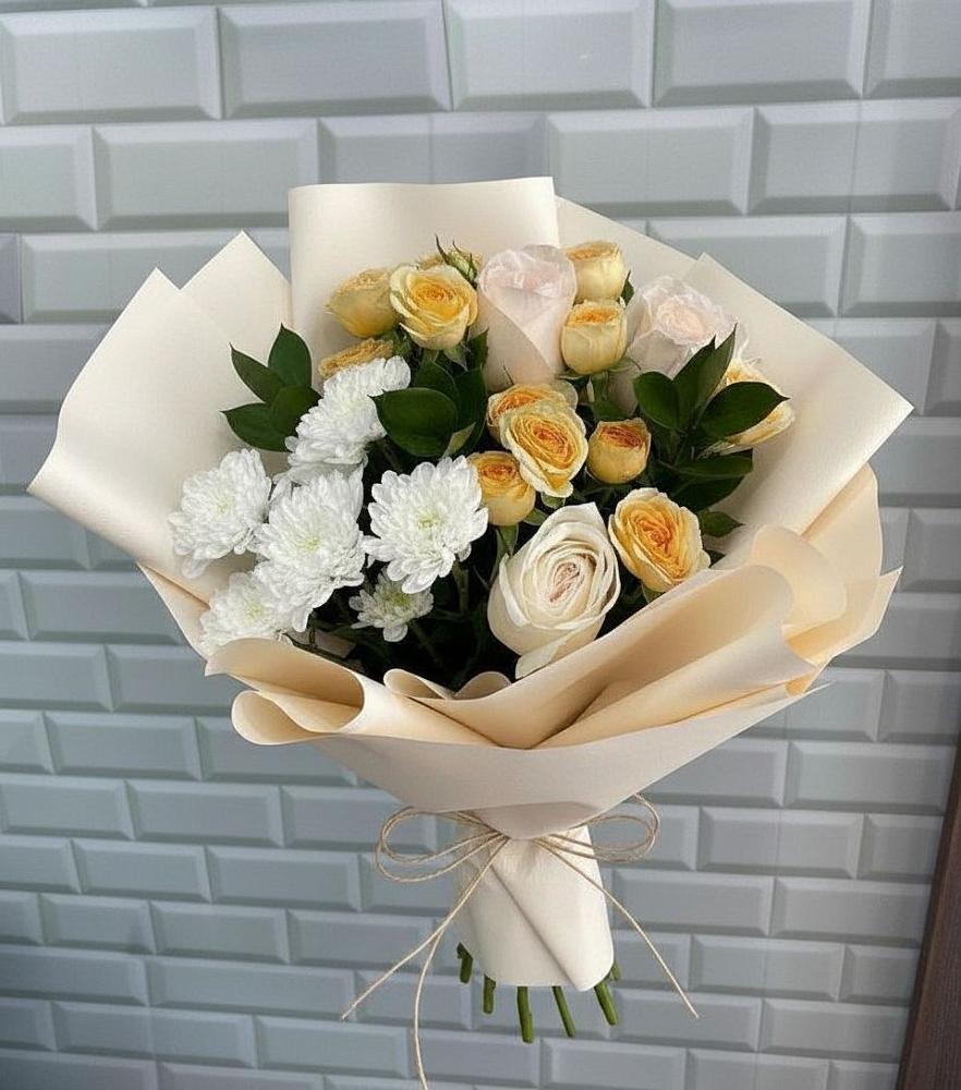 Букет цветов из: Розы и Хризантемы в Ардатове Республики Мордовия