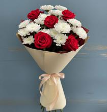 Букет цветов из:  Розы и Хризантемы в Ардатове Республики Мордовия