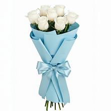 Букет 7 белых роз Проуд в Ардатове Республики Мордовия