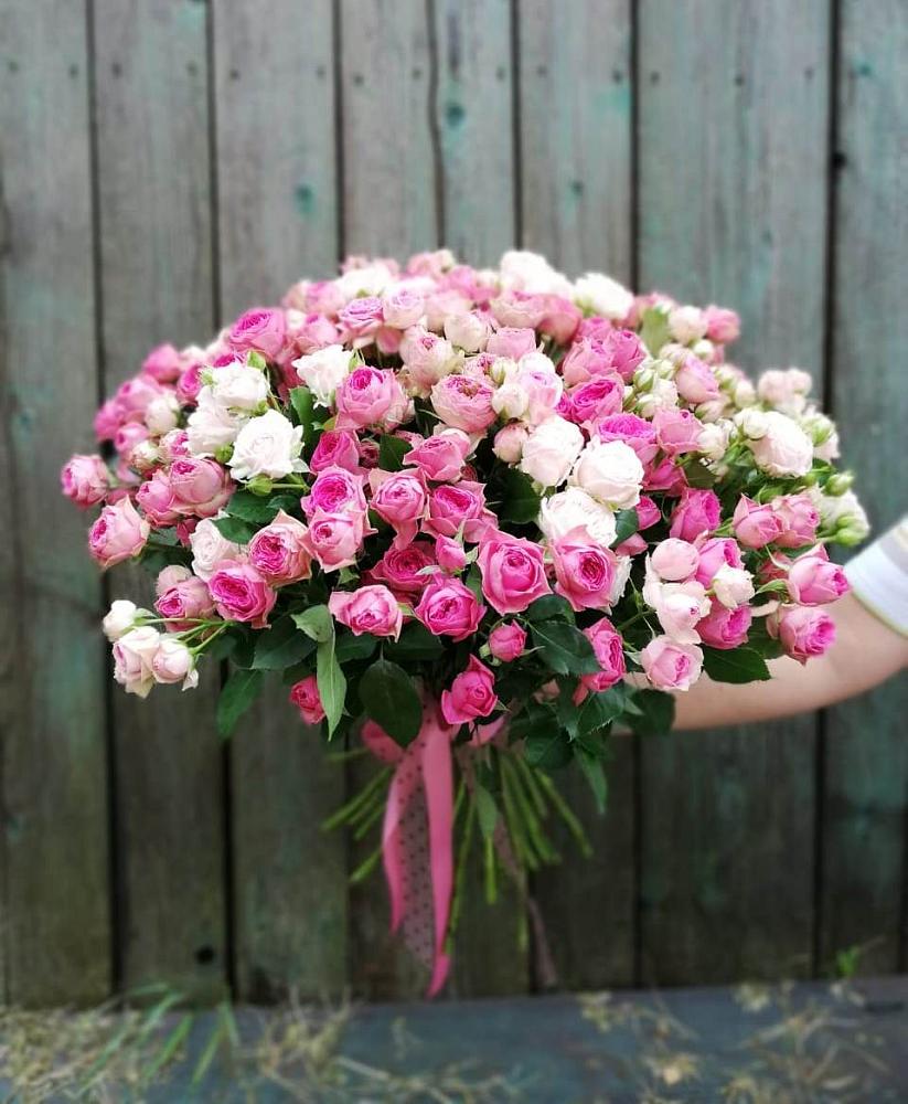 Букет Розовые кустовые розы Натали и Лав Лидия в Ардатове Республики Мордовия