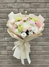 Букет цветов из:  Гвоздики, Розы, Лизиантусы и Хризантемы #REPLACE_PRED# Ардатове Республики Мордовия