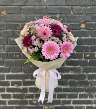 Букет цветов из:  Герберы и Хризантемы в Ардатове Республики Мордовия