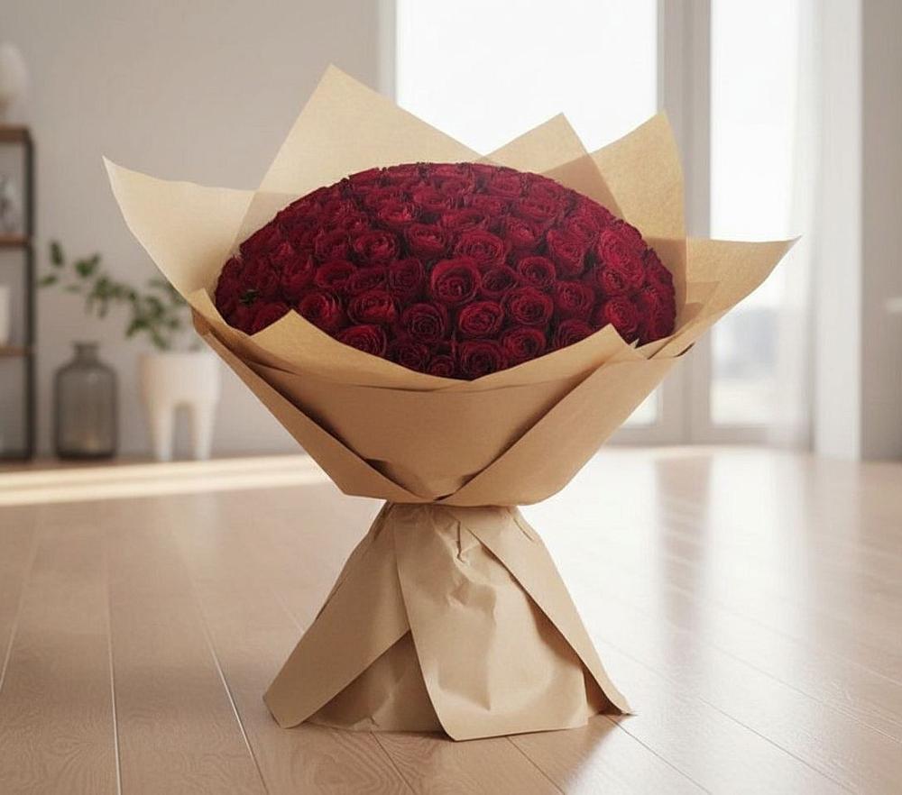 Букет 101 Красная роза в Ардатове Республики Мордовия