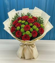 Букет цветов из:  Розы и Хризантемы в Ардатове Республики Мордовия