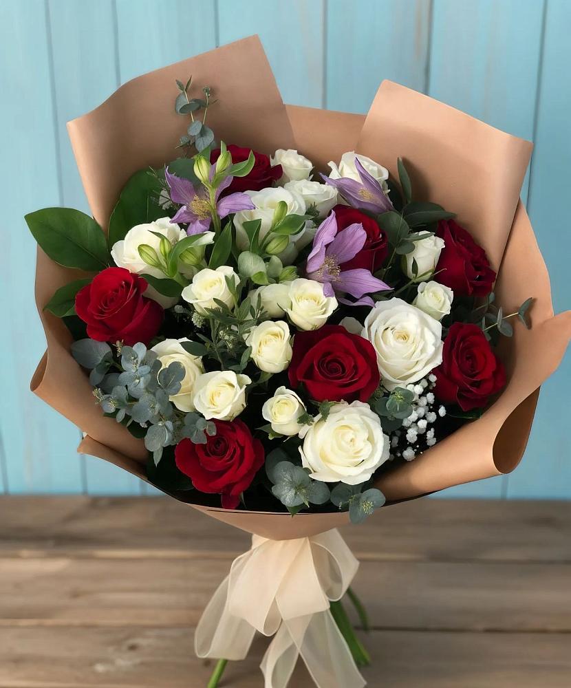 Букет цветов из: Розы и Альстромерии в Ардатове Республики Мордовия